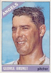 1966 Topps Baseball Cards      393     George Brunet